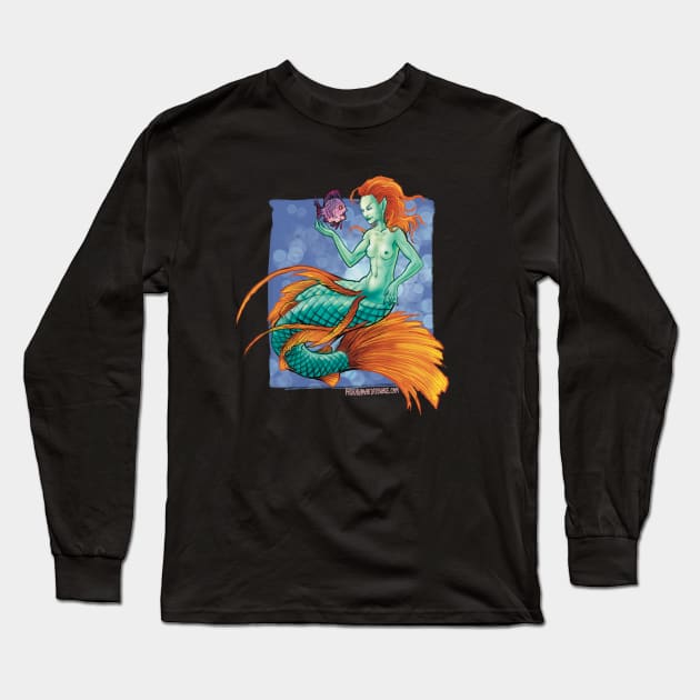 mermaid life again Long Sleeve T-Shirt by Paskalamak